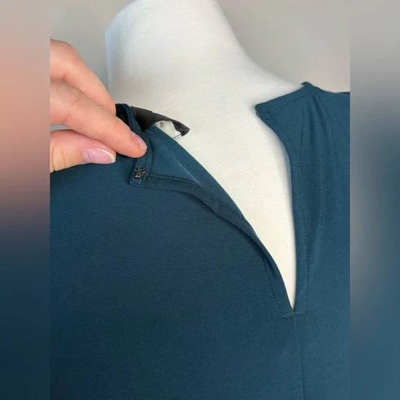 Anne Klein Teal Midi Dress - Picture 3 of 7